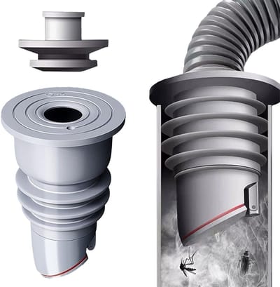 Afvoerklep voor Wasmachine - Waterdichte Afvoerplug, Eenvoudige Installatie en Universele Geschiktheid