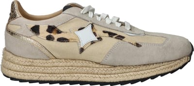 IQÔNIC Sneakers - Dames - Beige - Maat:37