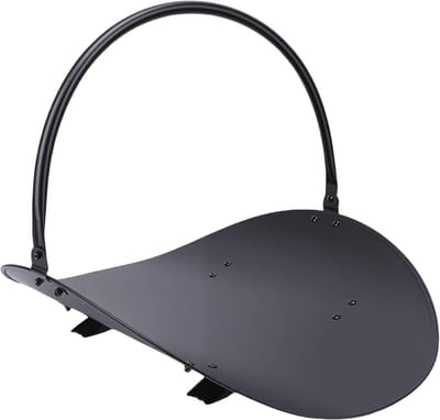 Brandhoutrek - Houtmand - Binnen opslag - Met handvat - 48x39cm - Zwart