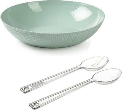 Plasticforte Slakom - Transparant slabestek - Kunststof - Mintgroen - D30 cm