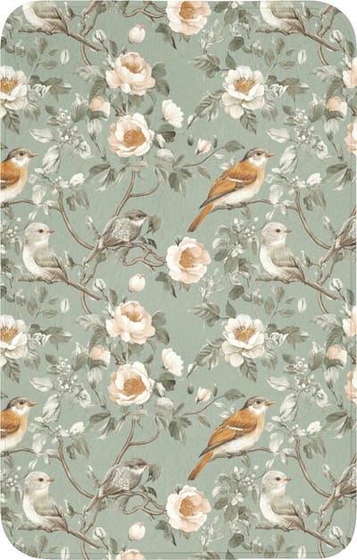 WC mat 50x80 cm - Antislip - Roze - Vogels - Kleurrijk - Toiletmat - Vloermat - Douchemat - Toilet tapijt - Toiletmatten
