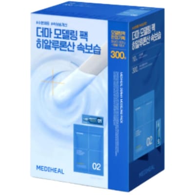 Mediheal Derma Modeling Pack Hyaluronzuur Groot Diepe Hydratatie & Vochtigheidsboost Gezichtsmasker Set