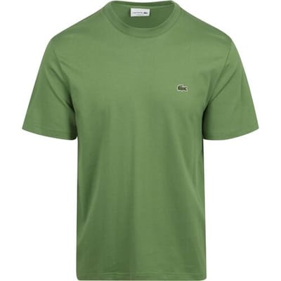Lacoste T-Shirt Groen - Maat XXL - Heren - Casual T-shirts