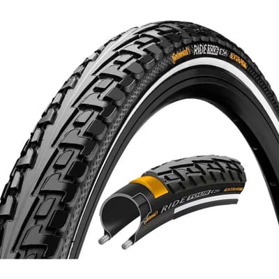 Buitenband Continental Ride Tour Reflex 28 x 1.60 / 42-622 - zwart met reflectie