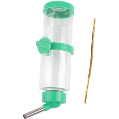 250ml Huisdier Rat Hamster Drinkfles Automatisch Niet-Druppelend Hangende Waterdispenser Groen white