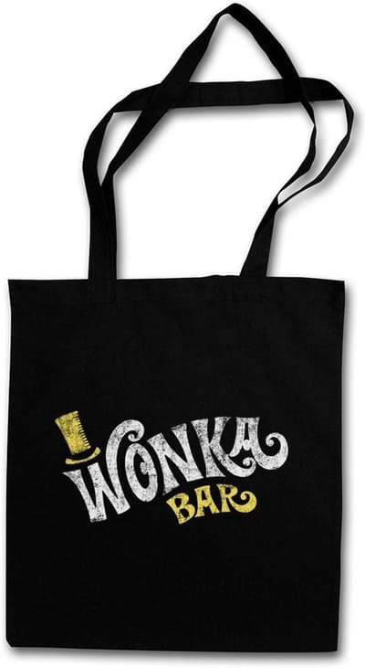 Herbruikbare Boodschappentas - Draagtas - Boodschappen Doen - Hoge Kwaliteit Print - 38 x 42 cm - Zwart