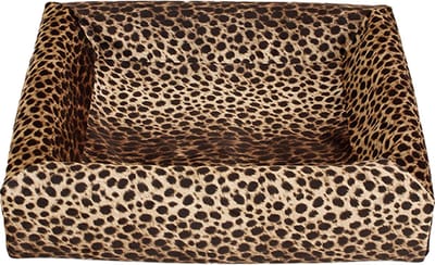 Bia Bed Hoes - Premium Luipaard Print - 70x60x12.5 cm, Wasbaar, Zacht