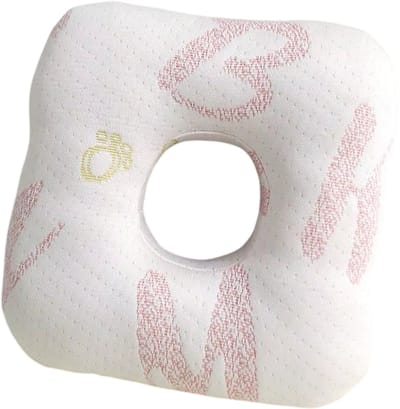 Katoenen Piercing Kussen – Ademend Ergonomisch Oor Kussen met Ooropening, Draagbaar en Comfortabel voor Oorbellen, Helpt bij Genezing en Oorbescherming