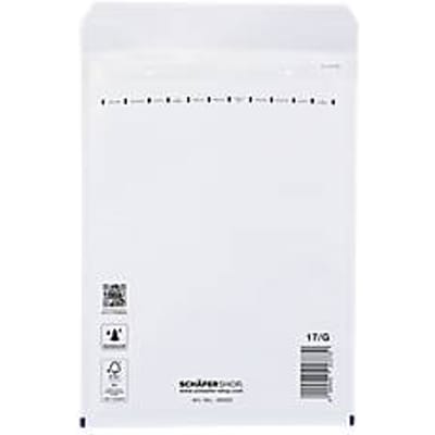 Schäfer Shop Pure Luchtkussenenveloppen,230 x 340 mm, wit, 100 stuks