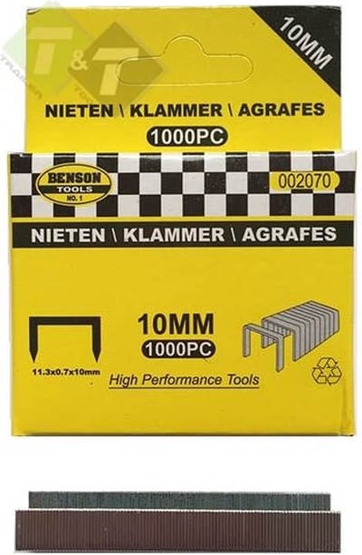 Benson Nietjes - Type 11/10 mm - Verzinkt - 1000 stuks