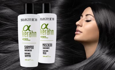 Selective Professional Alpha Keratine Shampoo 250 ml + Conditioning Masker 250 ml