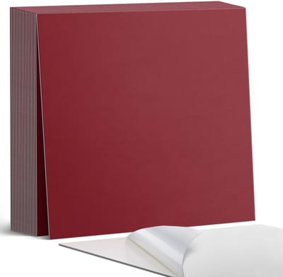 Coloray Plaktegels - Claret Zelfklevende Tegels - 20 cm x 20 cm - Claret Plaktegels - 20 stuks - Vierkant PVC Tegels - Plaktegels Badkamer - Plaktegels Vloer - Vinyltegels Vloer Zelfklevend - Wandtegel Zelfklevend