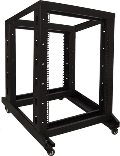 DSIT 18U relay rack op wielen 600x800x1000mm (BxDxH)