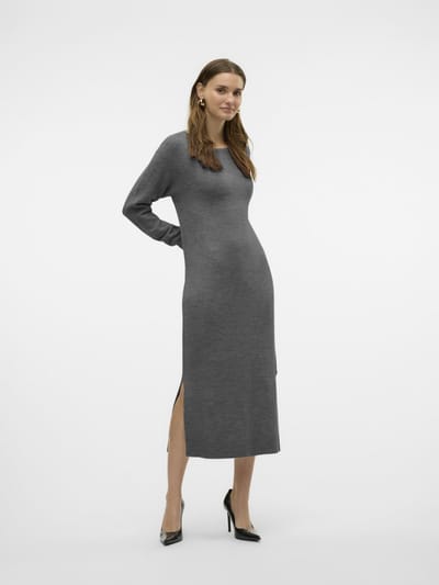 VERO MODA - VMLEFILE LS BOATNECK CALF DRESS NOOS - Dames - Maxi jurken