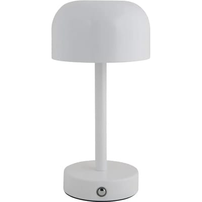 Leitmotiv Tafellamp James LED - Wit - 12.5x12.5x24.5cm - Scandinavisch