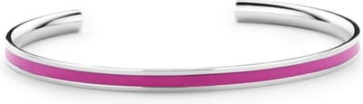 Colori 4 COL0010 Stalen Open Bangle - One-Size (60 X 50 X 4 mm) - Roze