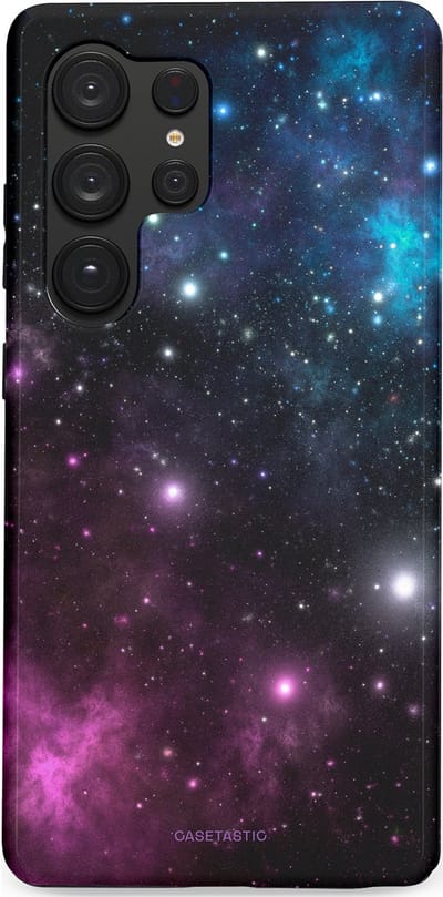 Casetastic Hoesje Geschikt voor Samsung S25 Ultra - Stijlvolle Beschermende Duo-layer Case - Nebula gloed
