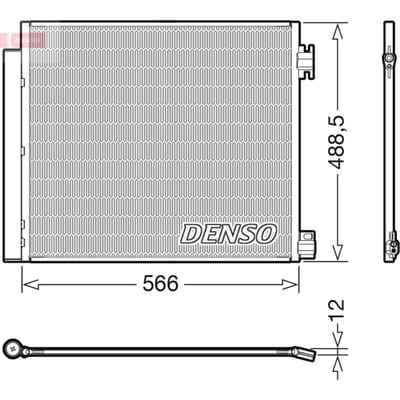 Condensator, airconditioning DENSO DCN46026
