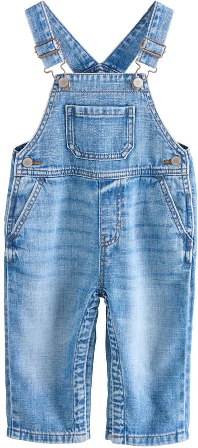Next - Jongens - Denim tuinbroek - Blauw