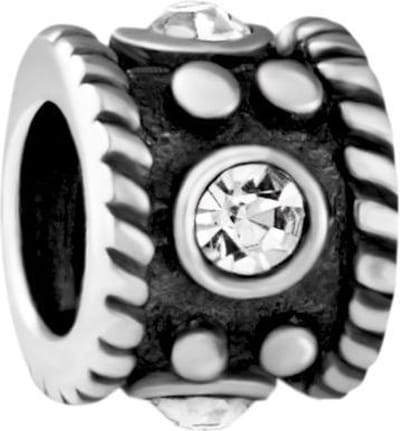Quiges - 925 - Zilveren - Bedels -Sterling zilver - Beads - Ornament Kraal Charm - Geschikt – voor - alle bekende merken - Armband Z057