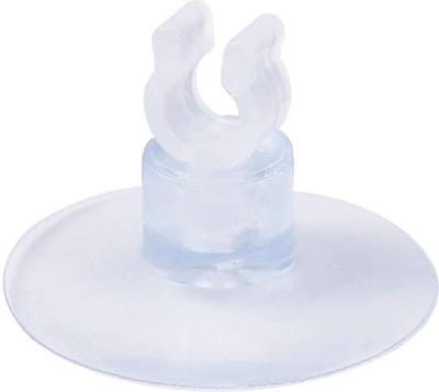 Zuignap 24mm - Met bevestigingsclip- 2 stuks