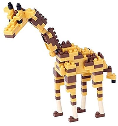 Giraffe 3D Puzzel - Nanoblock Creatief Bouwspel