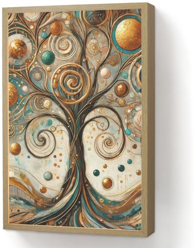 Wandlamp 40x60 cm - Oplaadbaar - Levensboom - Boom - Abstract - Modern - Wandlampen binnen woonkamer - Slaapkamer lamp - Decoratieve nachtlamp - Vloerlamp draadloos