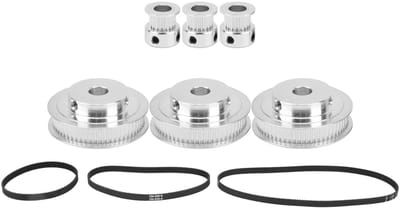 Allecto - Synchroon wiel - 20/60 tanden - Maximale duurzaamheid - Aluminiumlegering - Distributieriem 3-delig - Eenvoudig te installeren - Geschikt...
