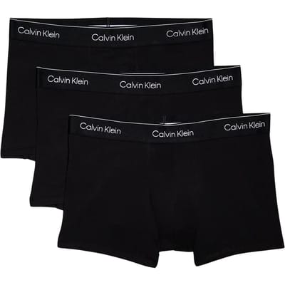 Boxer Calvin Klein Confortable Taille Moyenne Avec Ceinture Jacquard Logo Sous-vêtements Homme Noir 000NB3963A-TM6 M gray