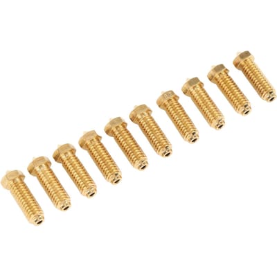 10 stuks 3D-printer messing mondstuk Geschikt voor Kobra 3 Combo S1 Extruder Hotend Vervangingskit Printmachine Mondstukken Set 0.2mm