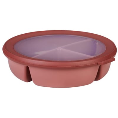 Mepal - Multikom Cirqula vershouddoos - 3-vaks bento bowl - 250 ml. 250 ml & 500 ml - Rond - Vivid mauve