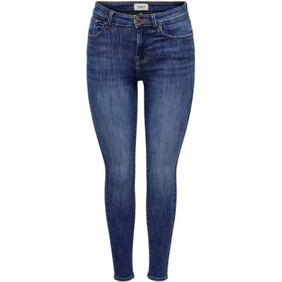ONLY - ONLPOWER MID SK PUSHUP DNM TAI012 Dames Jeans