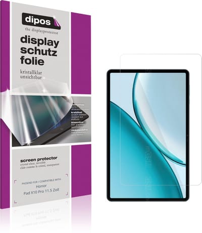 dipos – 2x Beschermfolie geschikt voor Honor Pad X10 Pro 11.5 Zoll | Krasbestendige & heldere Screenprotector Ultra-Thin