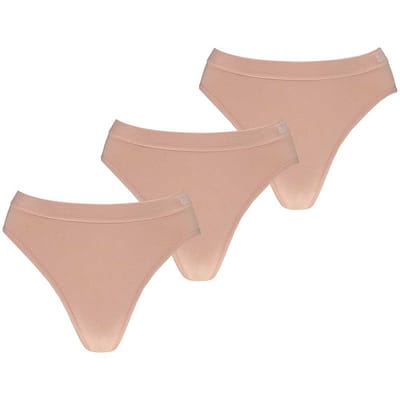 Bamboe Dames Hip Slips - 6-Pak - Skin / S