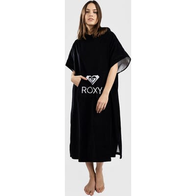 Roxy Stay Magical Solid Surf Poncho zwart