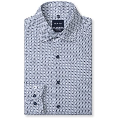 OLYMP Luxor 24/Seven Overhemd, Modern Fit, New Kent, Bleu