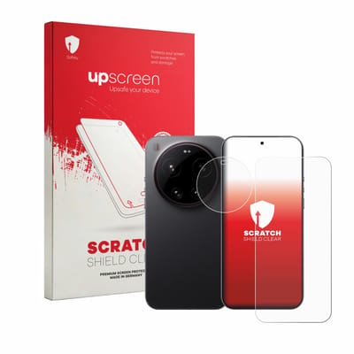 upscreen - Screenprotector voor Xiaomi 17 Ultra (Voor+Camera) - Folie Beschermfolie transparant
