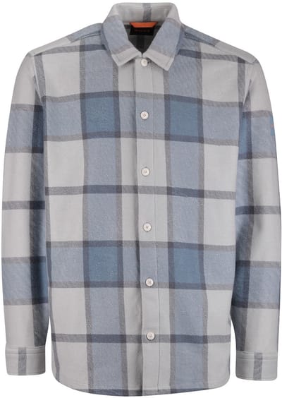 Boss Orange locky 2 geruit overshirt blauw