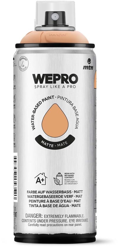 Spuitbus papaya oranje mat MTN WEPRO WATER-BASED PAINT 400ML