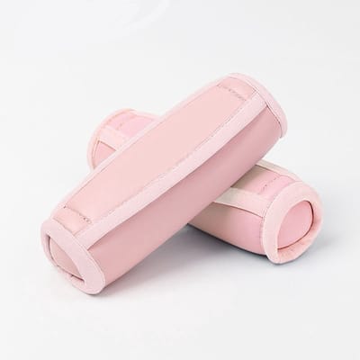 Wandelhandgewichtset - 2 zachte halters - Comfort Fit - Afneembare gewichten - Geschikt voor fysiotherapie, joggen, krachttraining en aerobics - Roze - 0,5 kg per stuk