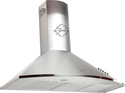 GURARI - GCH С 046 IS 9 N - afzuigkap - GCH С 046 IS 9 N+Koolfilter - wandafzuigkap - 90 cm - roestvrij staal - RVS - 1000m³/h
