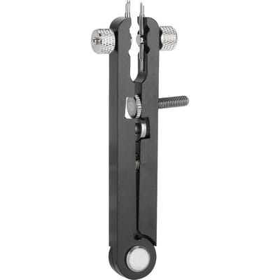 Outil de réglage et de retrait de bracelet de montre en alliage 6825, pince à ressort en forme de V (Noir 6 Broches) gray