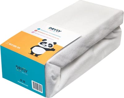 Dryly Waterdichte Matrasbeschermer - Bedplassen - Anti-slip - Wit - Matrasovertrek - Maat 90 x 200 cm