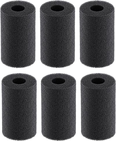 6 Stuks Voorfilter Spons voor Aquariumfilter - Anti-Suctie Schuim Covers voor Kleine Vissen, Garnalen en Fry Bescherming, Ideaal voor Mechanische Filtratie