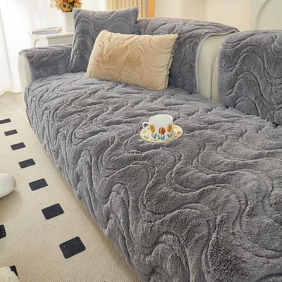 Verdikken Warme Bankhoes voor Woonkamer Winter Pluche Bankmat Handdoek Zacht Antislip Bank Multifunctioneel Modern Bankhoezen Thuis 70x70cm 1pcs