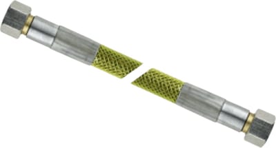 Sanivesk Flexibele Gasslangset RVS M24x1,5 125cm