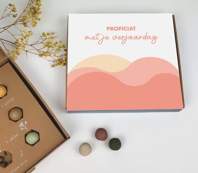 Bloembommetjes - Zaadjes - Bloemen - Cadeau verjaardag - Golvend roze - proficiat met je verjaardag - verjaardagscadeau - Zaad - Kado - Kadootje - Cadeau