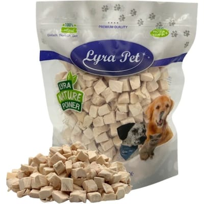 200 g Lyra Pet® gevriesdroogde kippenborstblokjes