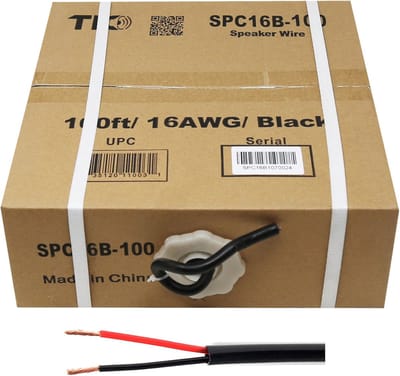 TIC SPC16B-100 - 16AWG 2x1.5mm² Luidsprekerkabel voor buiten 30 meter