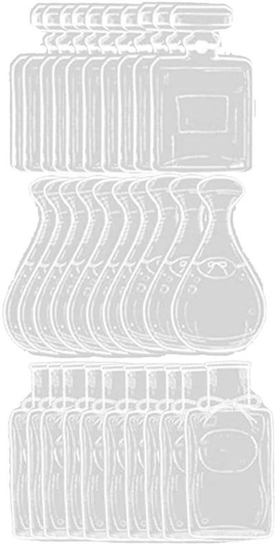 Dailygoody - Transparante Gedroogde Bloemen Bladwijzers - DIY Boekleggers - Natuurlijke Sfeer - 30 Stuks - Glaswerk Stickers - Perfect voor Lezers